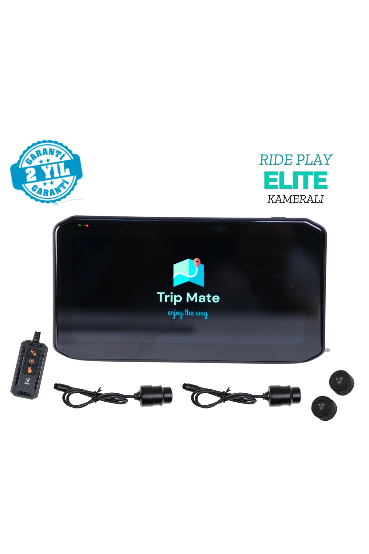Trip Mate TRİPMATE Ride Play Elite Kameralı Motosiklet CarPlay ve