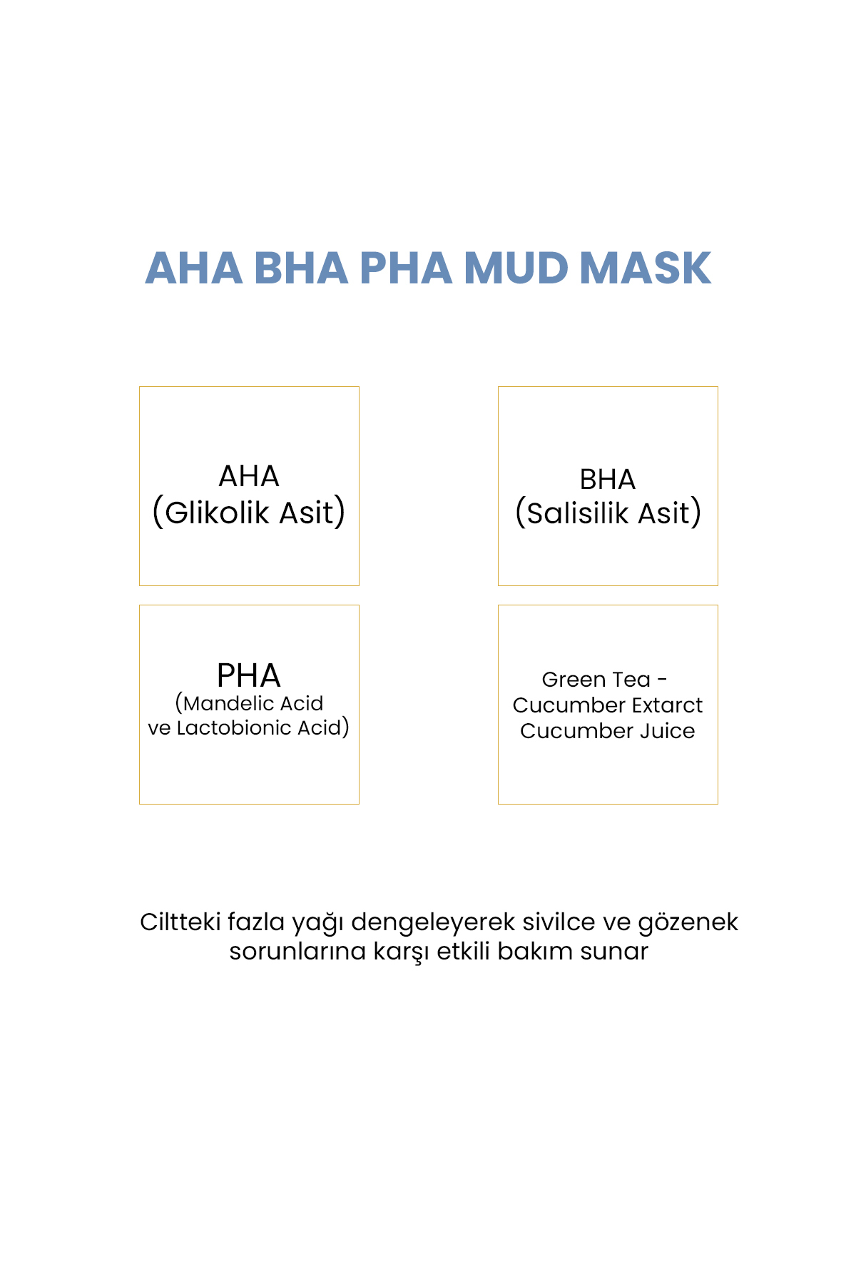Sıfır Gözenek Siyah Nokta Mavi Kil Maskesi | AHA + BHA+PHA 100 ml — QR25PM01 — تصویر 4 از 6