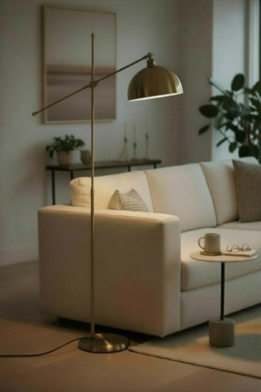 Bamyum Eskitme Lambader Hareketli Başlık Modern Dekoratif Metal Oturma Odası ...