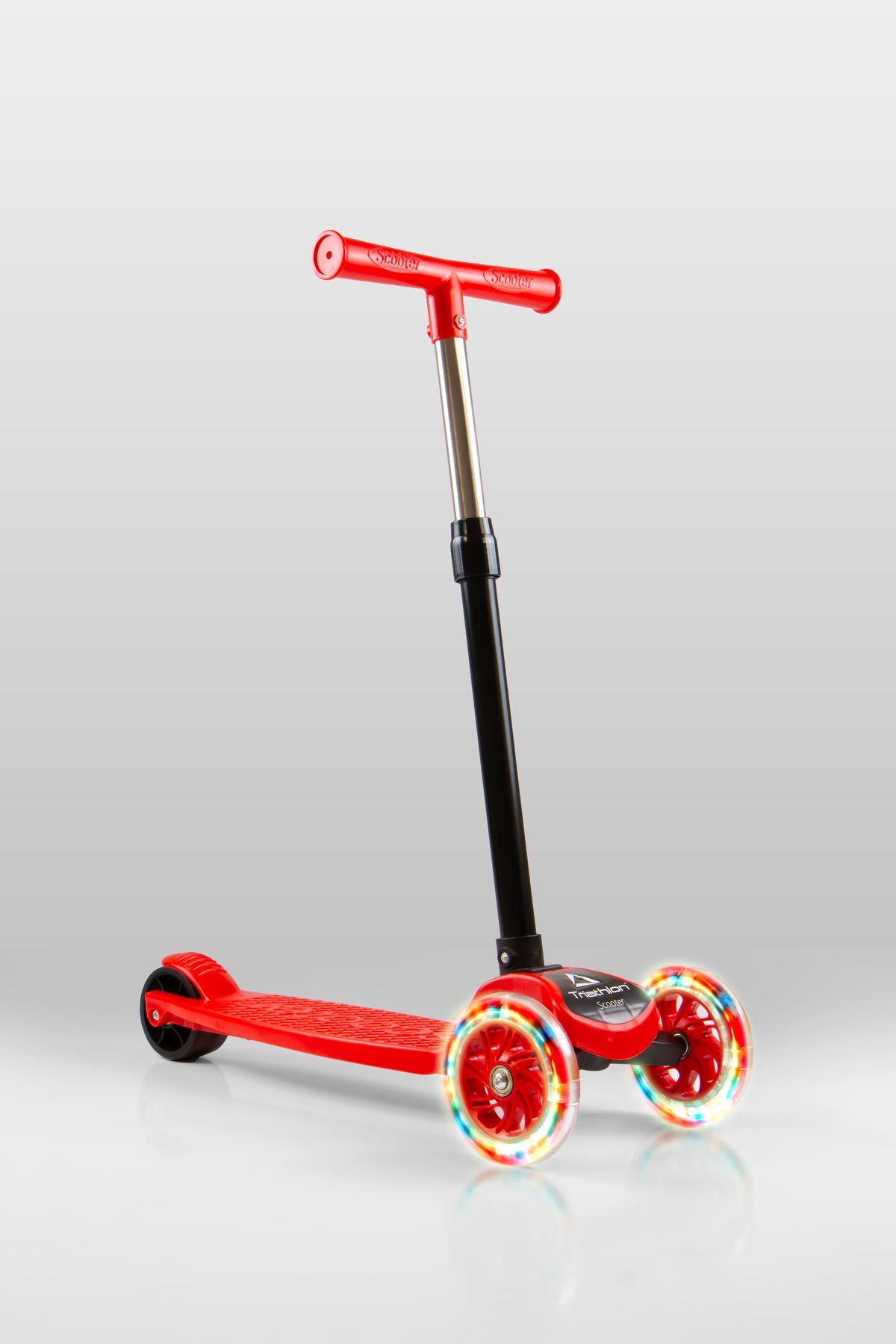 洋楽 G-Rap Trott Triathlon T212-K Katlanabilir LED Işıklı Scooter | Ayarlanabilir
