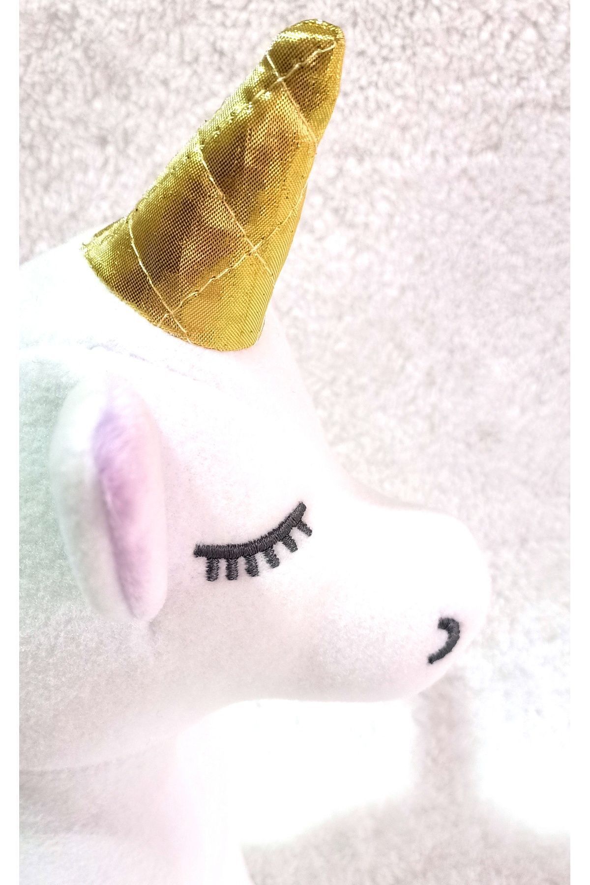 MY toys Peluş Unicorn Figürlü Yastık 33 Cm. (LİLA) fotoğrafı 6 (önizleme)