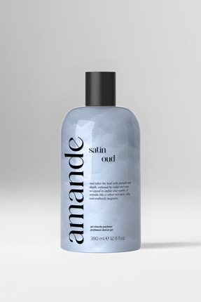 Amande Satin Oud ve Amber Kokulu Parfümlü Duş Jeli 380ml I Vegan Formül