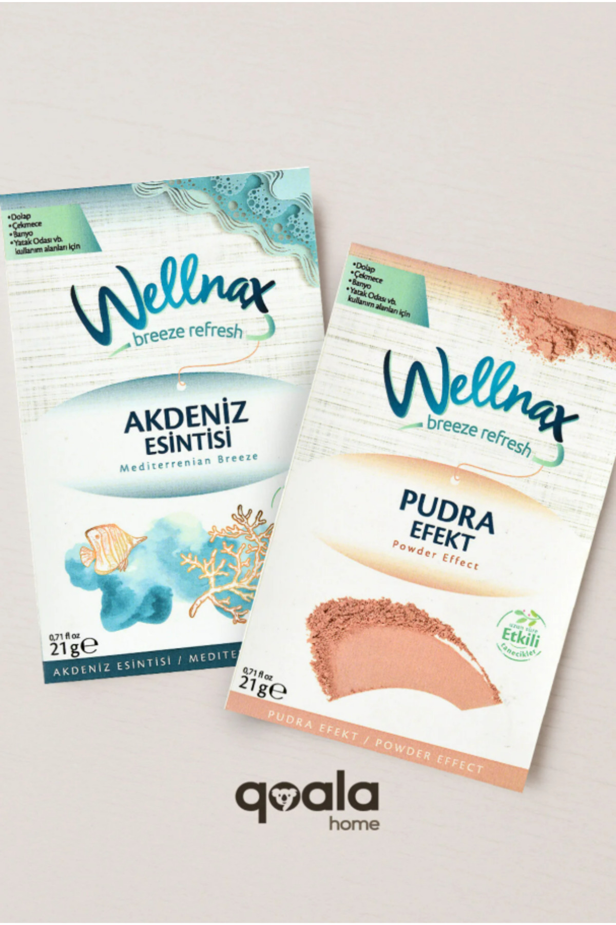 Wellnax breeze refresh ( 2 ADET ) Pudra & Akdeniz Esintisi | Dolap