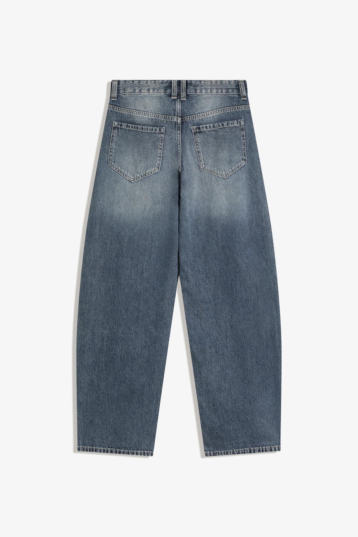 Bershka  Düşük bel baggy fit barrel fit jean - Görsel 5