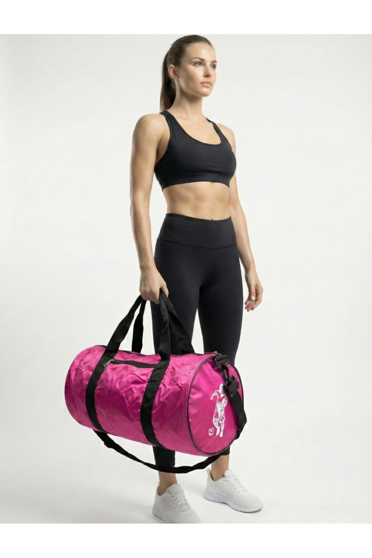 By Sabit  Unisex Geniş Hacimli Seyahat Antrenman Gym Fitness Spor Çantası - Görsel 4