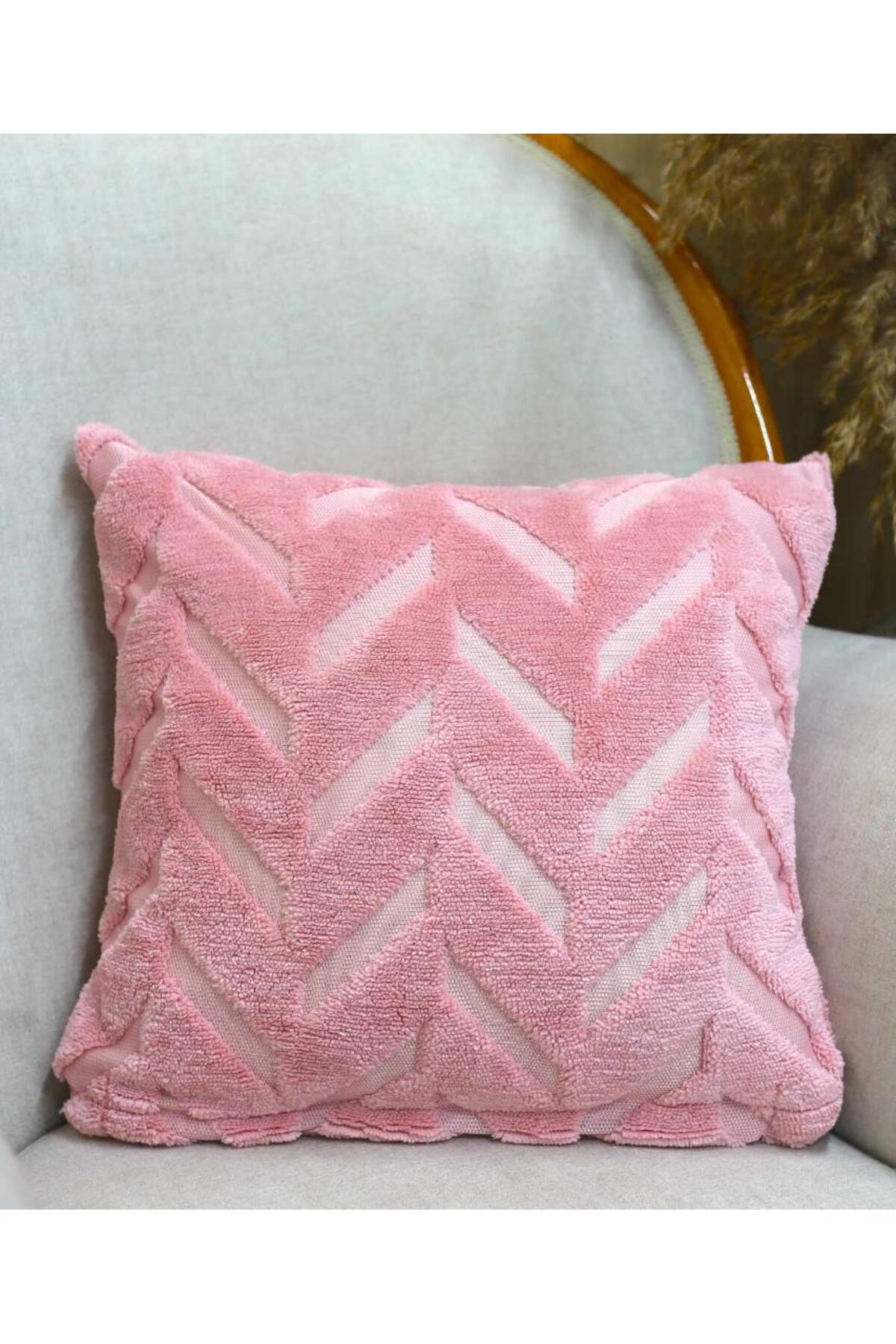 Chevron | Welsoft Jacquard Decorative Pillow Case 43x43 cm - ZTCHEVRON