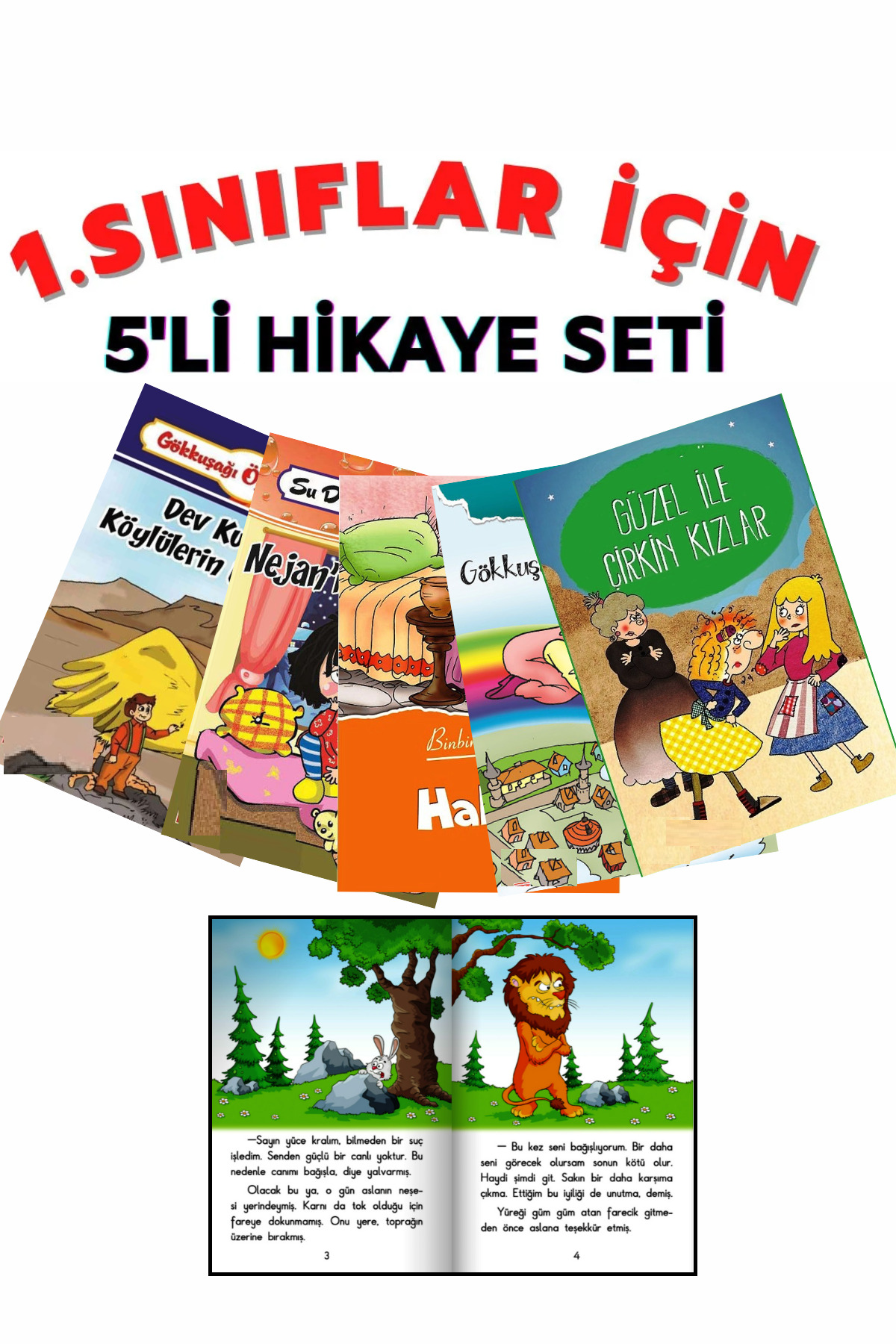 GÖNÜL YAYINCILIK 1.sınıflar Için Eğlenceli Rengarenk Hikaye Kitabı 1 adet 16 sayfa fotoğrafı 2 (önizleme)