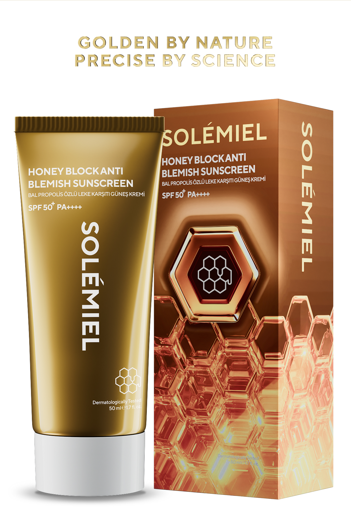 Bal & Propolis Özlü, Cilt Bariyerini Desteklemeye Yardımcı SPF50+ Güneş Kremi 50 ML — 8684981440769 — تصویر 3 از 8