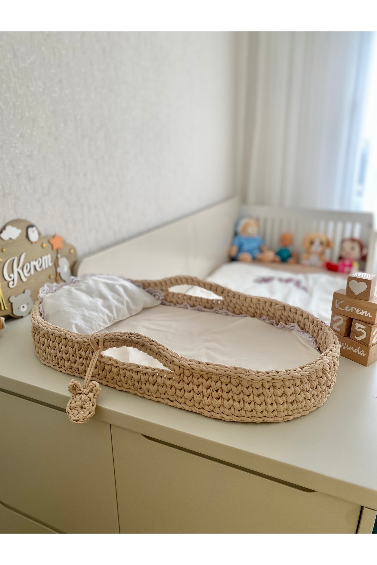 Ms Özel Tasarım El Emeği Örgü Puset Seti fotoğrafı 3 (önizleme)