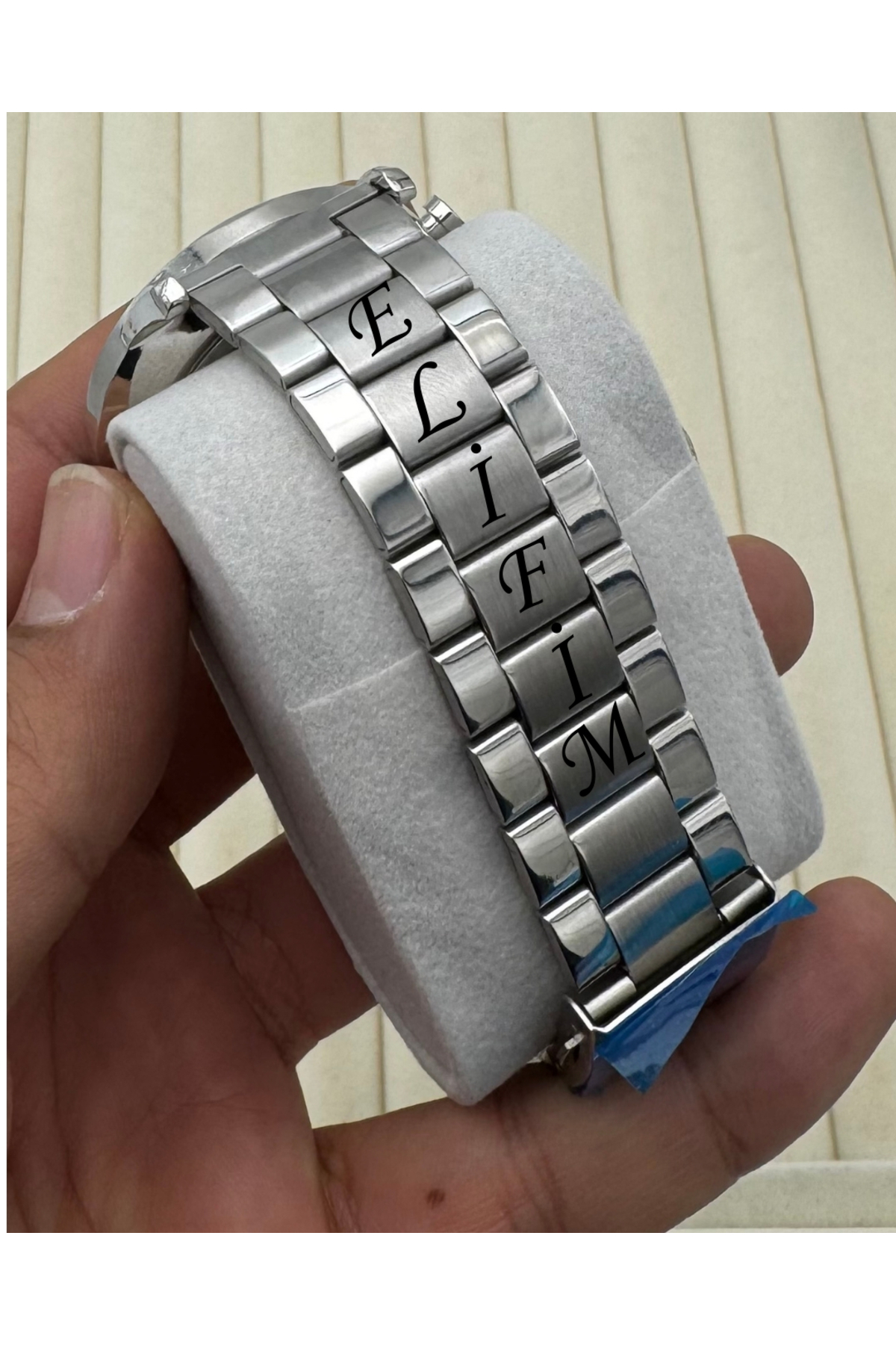 DEEPWELL  İsimli Roma Rakamlı Erkek Kol Saati Metal Kordon Bileklik Hediyeli CLP-021 - Görsel 3