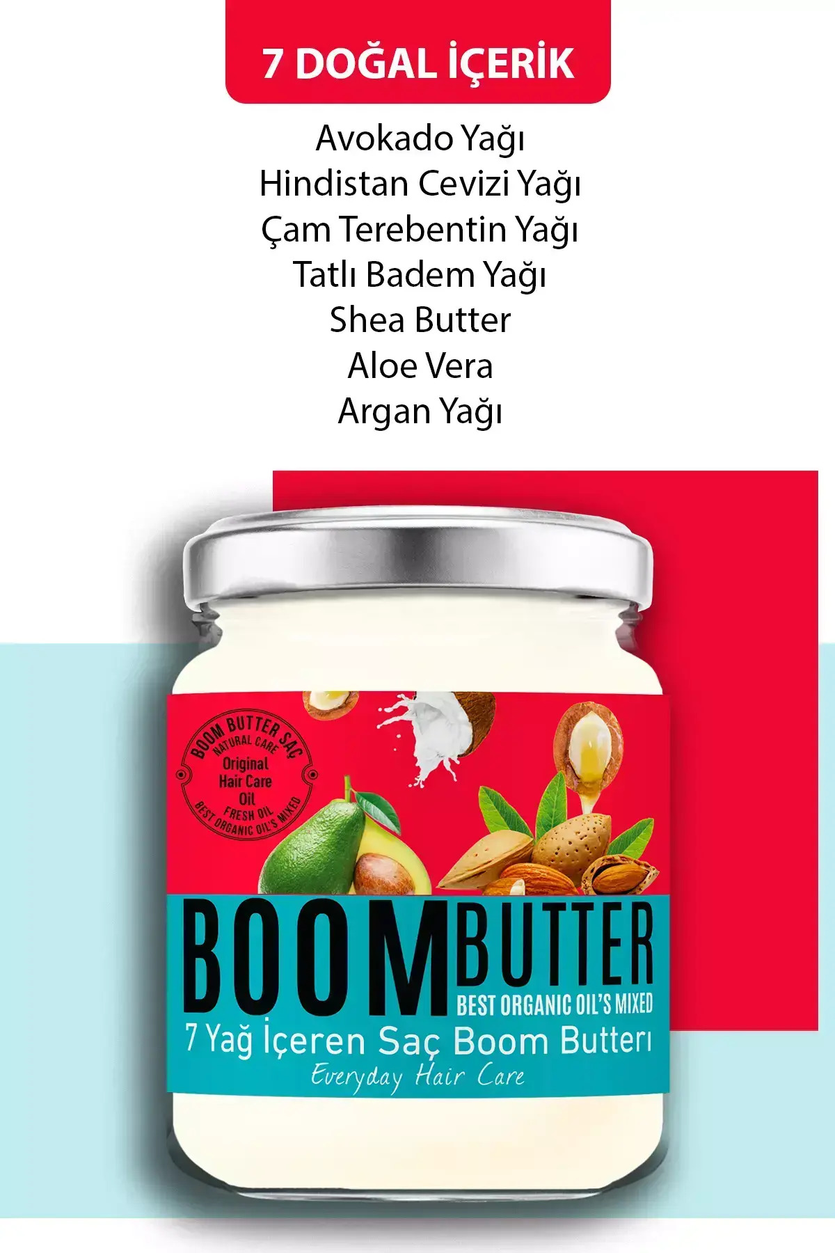 BOOM BUTTER Herbal Science Saç Bakım Yağı 190 ml - Fiyatı, Yorumları