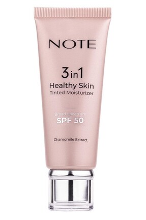 Note Cosmetics 3 in 1 Healthy Skin Tinted Moisturizer SPF 50 Renk Ton Eşitley...