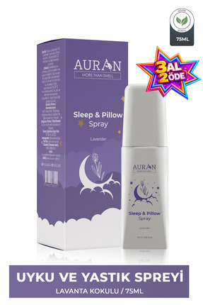 AURAN Lavanta Uyku Ve Yastık Spreyi Rahatlatıcı Uyku Ve Dinlenme Spreyi Sleep...