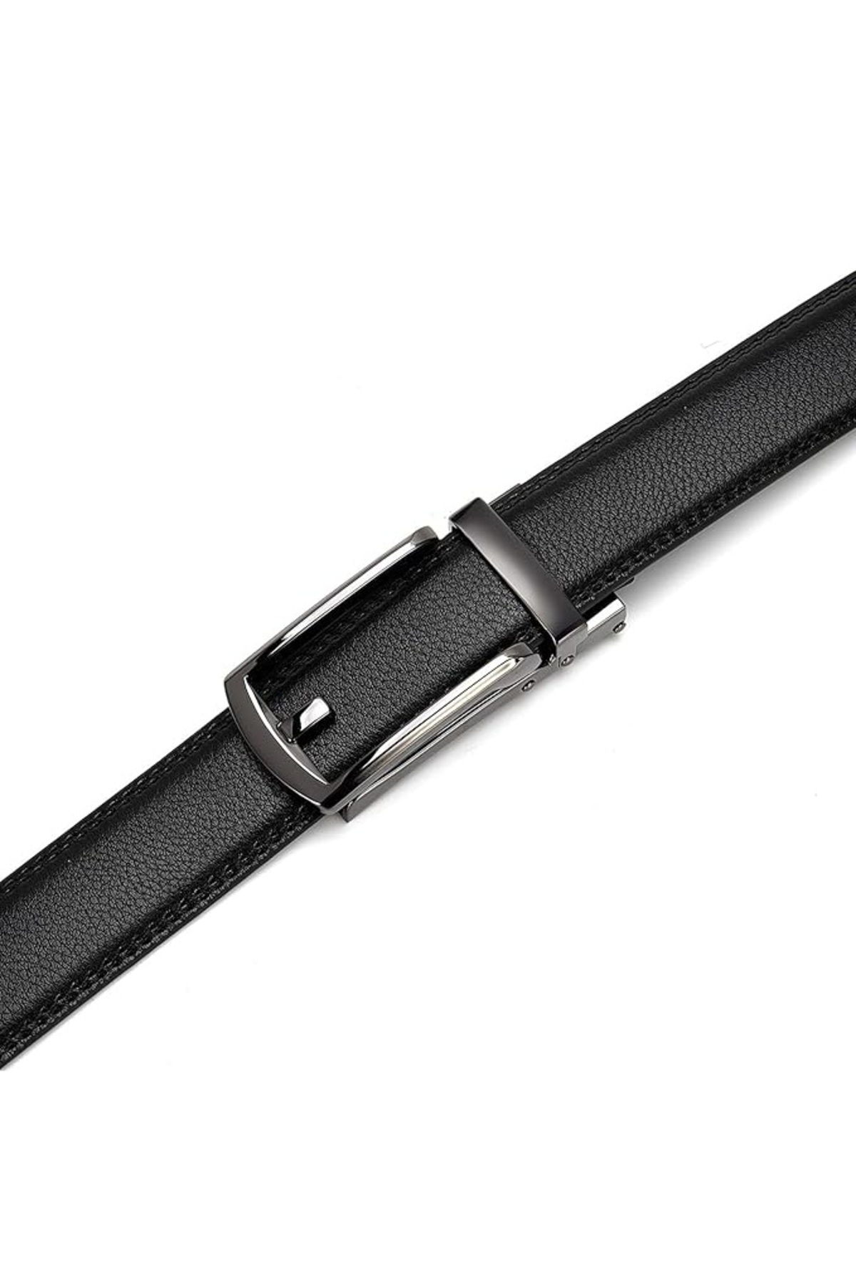 Bosskan  Otomatik Tokalı Takım Elbıse Deliksiz Ithal Deri Kemeri - Görsel 4