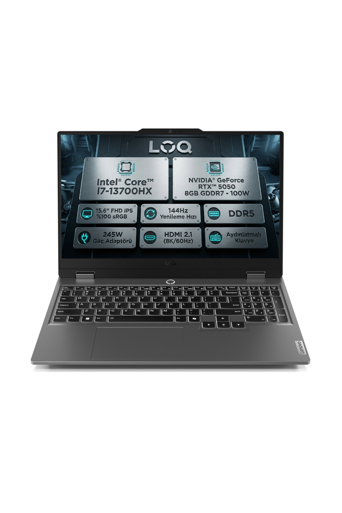 LENOVO LOQ i7-13700HX 32GB 512GB SSD 8 GB RTX5050 144Hz 15.6