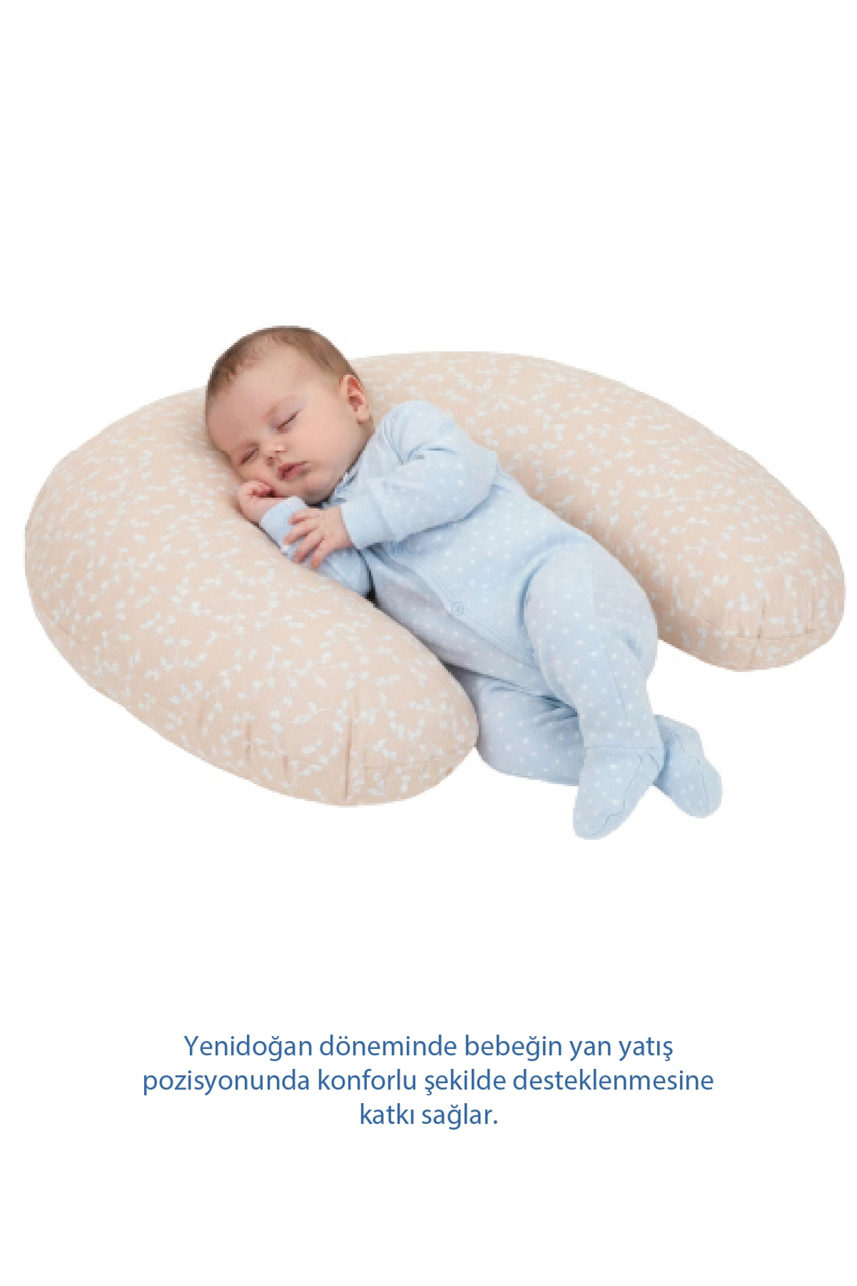 Babyjem Emzirme Ve Destek Minderi Somon Çiçek fotoğrafı 3 (önizleme)