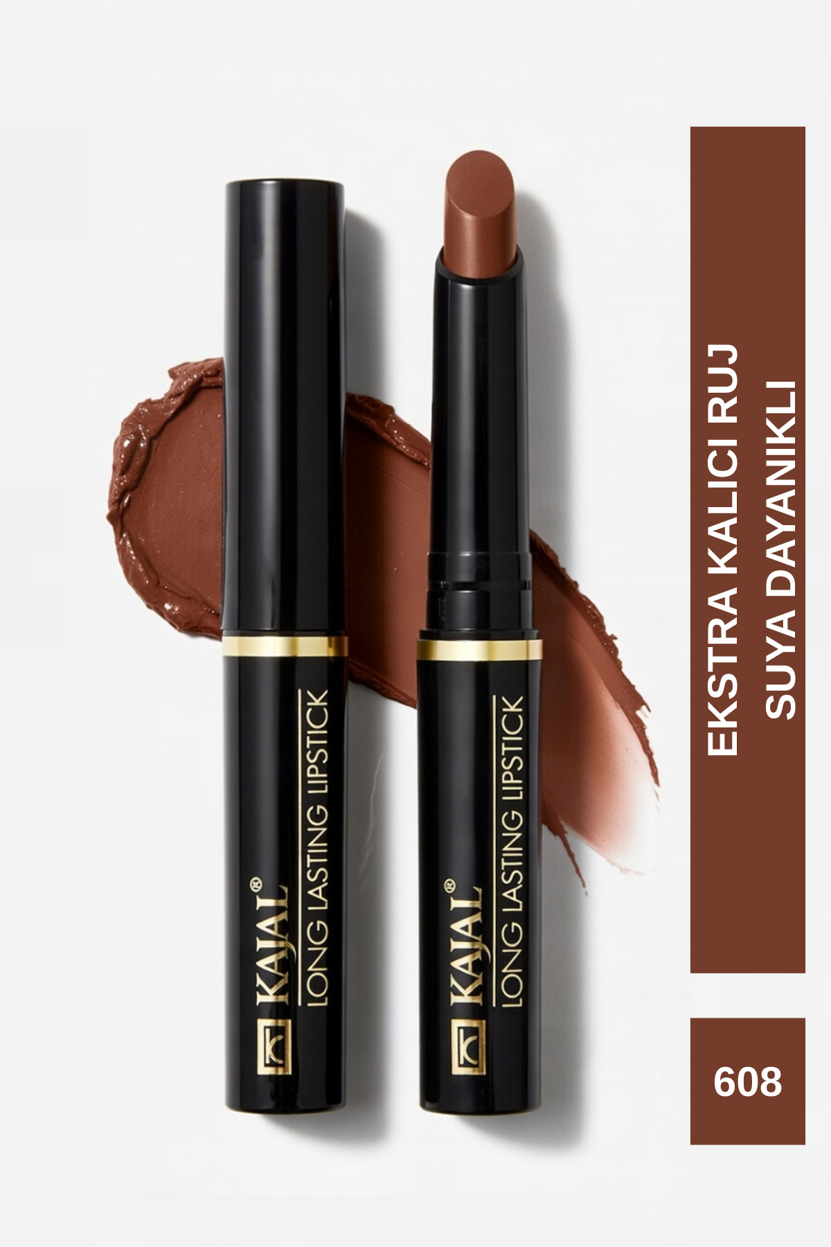 Uzun Süre Kalıcı Ruj & Long Lasting Lipstick No:608
