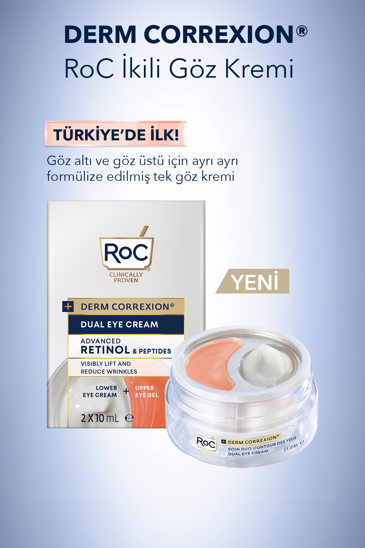 کرم دور چشم Derm Correxion رتینول + پپتید 20 میلی لیتر - فرمول متفاوت برای ناحیه زیر چشم و پلک — 1210000800879 — تصویر 4 از 9