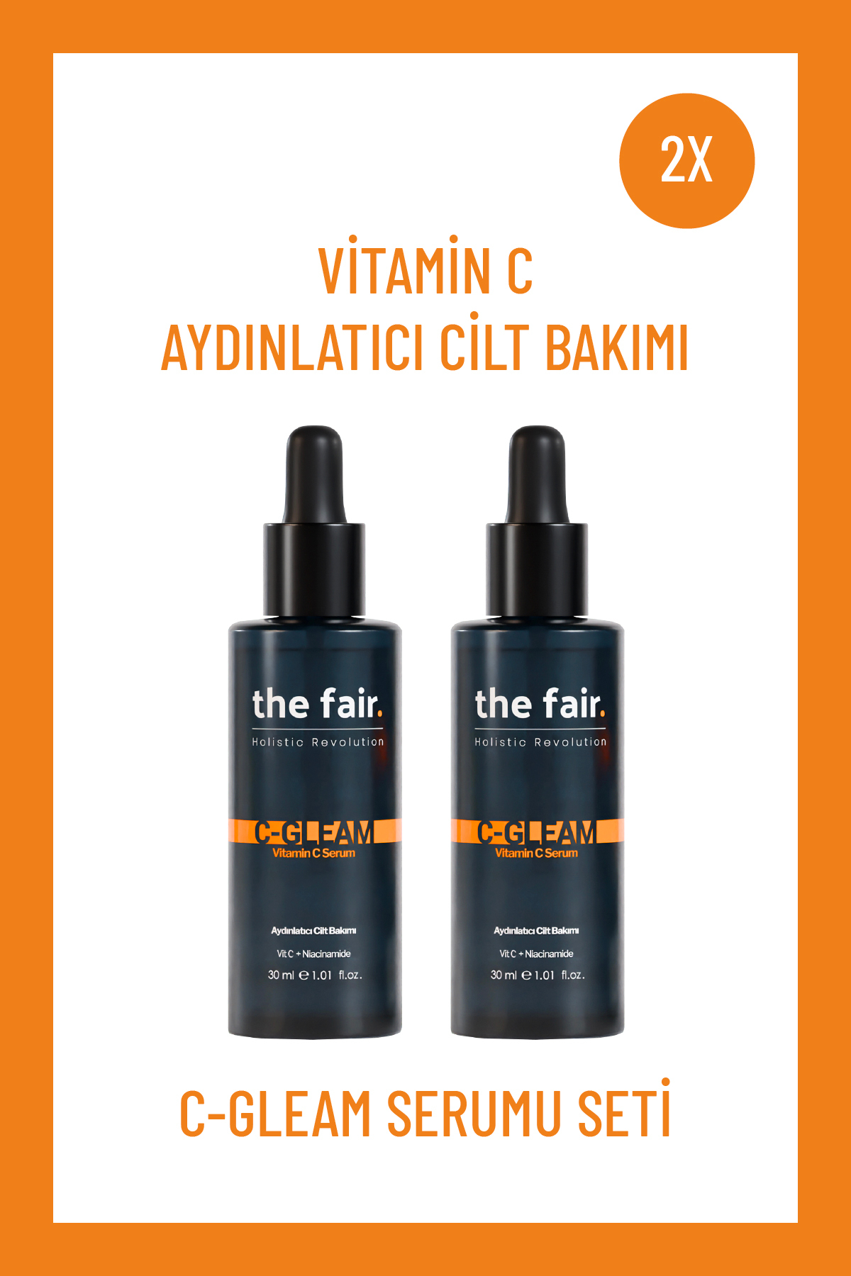 the fair. C-gleam C Vitamini Aydınlatıcı Gözenek ve Leke Bakım Serumu 2 Adet — ZZ.VV.SGT.2021/0510-2