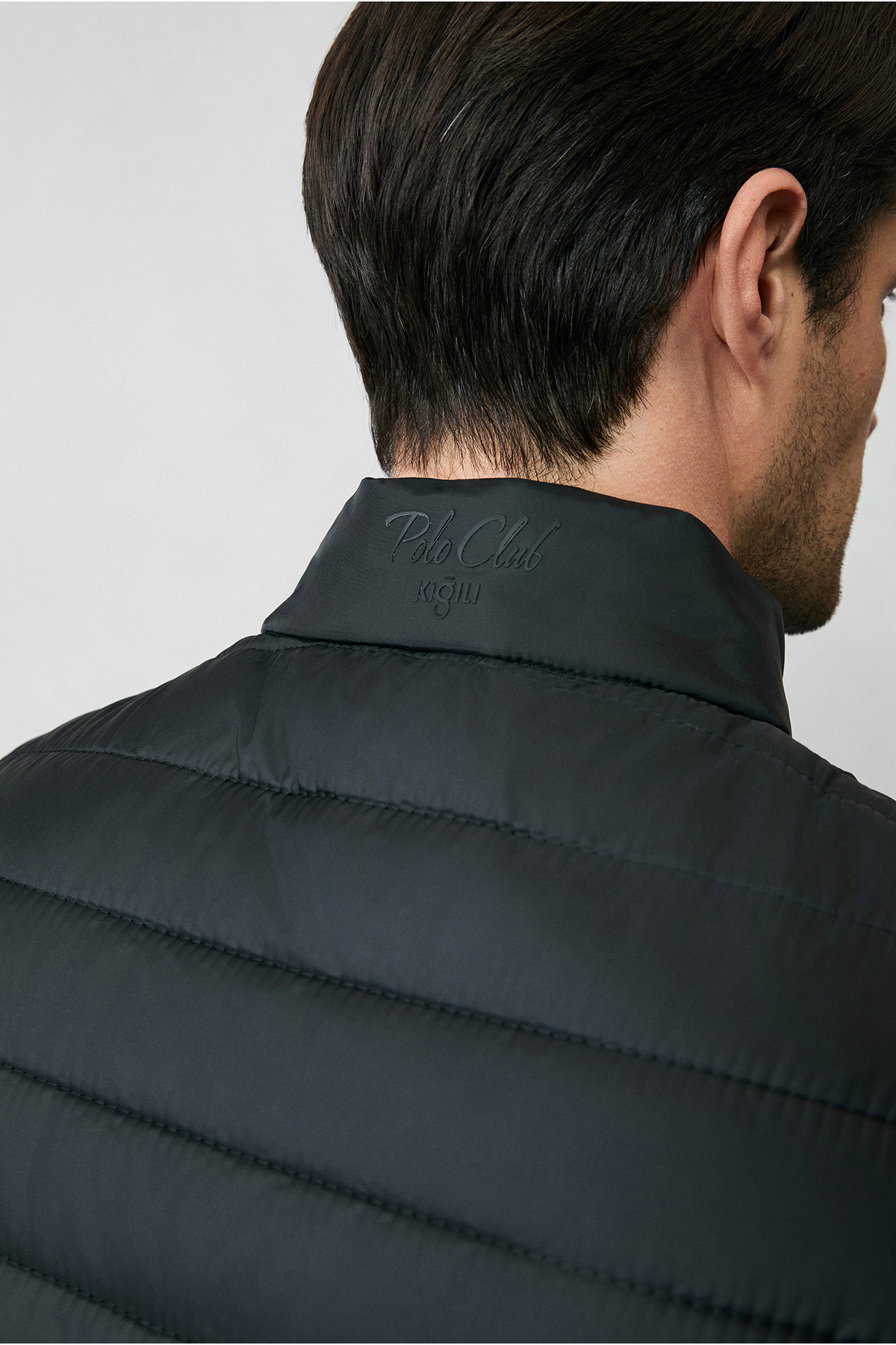 Kiğılı  Dik Yaka Fermuarlı Kapitone Spor Şişme Yelek - Görsel 4