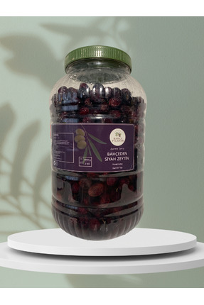 Bahçe Piladar Gurme Serisi – Yuvarlama Siyah Zeytin 2 No (220-240 Dane) 3000 Gr