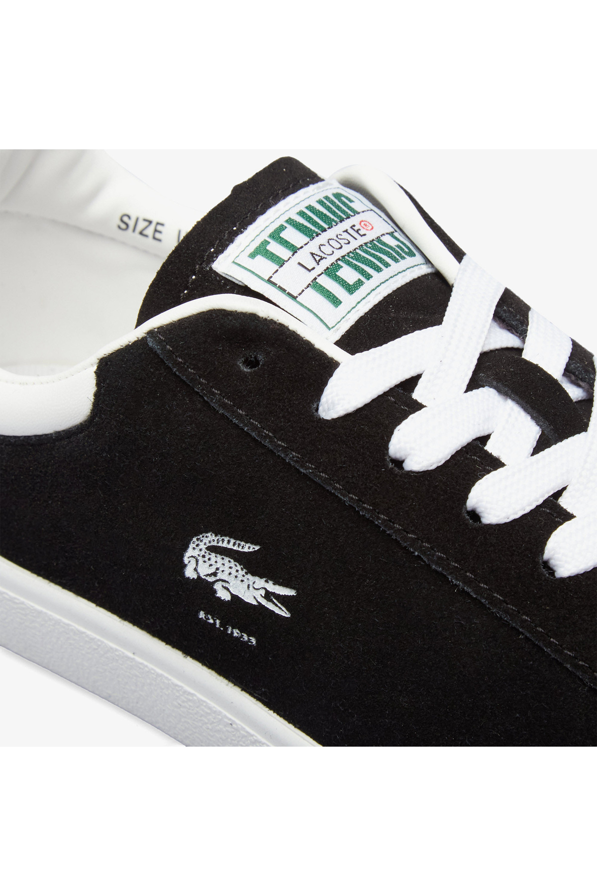 Lacoste Baseshot Kadın Siyah Sneaker görsel 8
