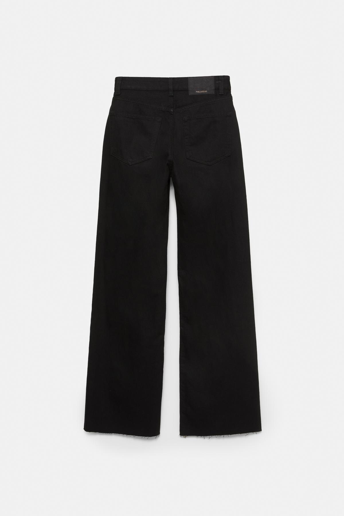 Pull & Bear  Bol paça straight fit jean - Görsel 8