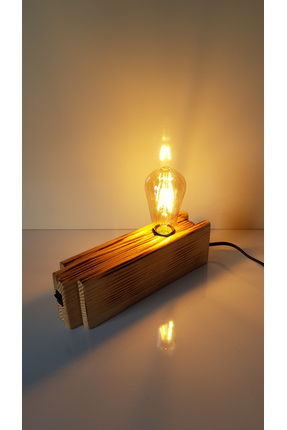 BC Tasarım Gece Ahşap Aplik