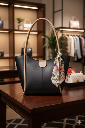 EG STYLE Şal Detay Kadın Omuz Çantası Kadın Kol Çantası