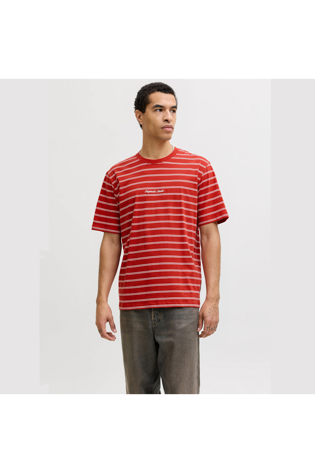 تی‌شرت قرمز مردانه نوربرو (۱۲۲۹۱۰۲۱-SA) جک اند جونز تی شرت ورزشی Jack & Jones