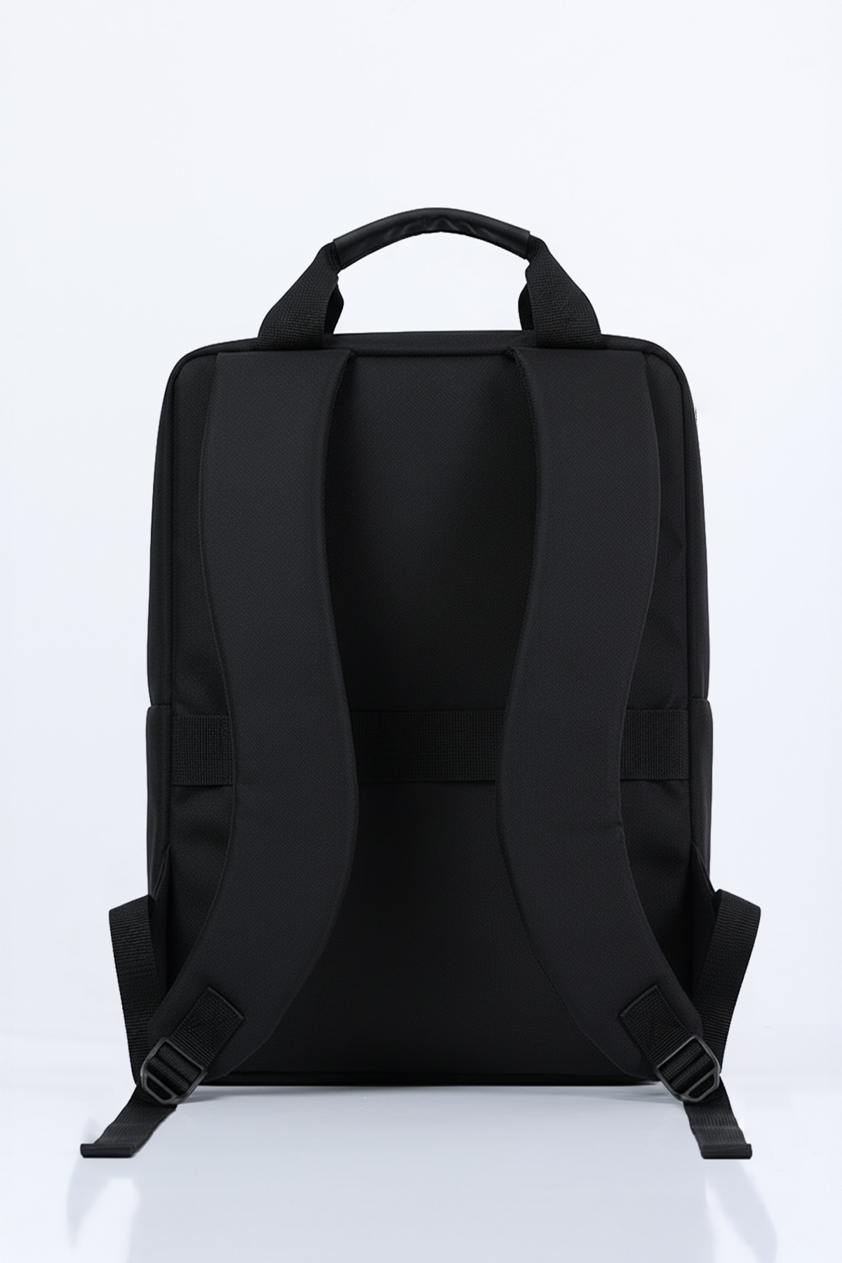 D'VERS  Su İtici Kumaş Özellikli 15.6-16.1-16.9 Inç Uyumlu Siyah Sırt Laptop Çantası - Görsel 4