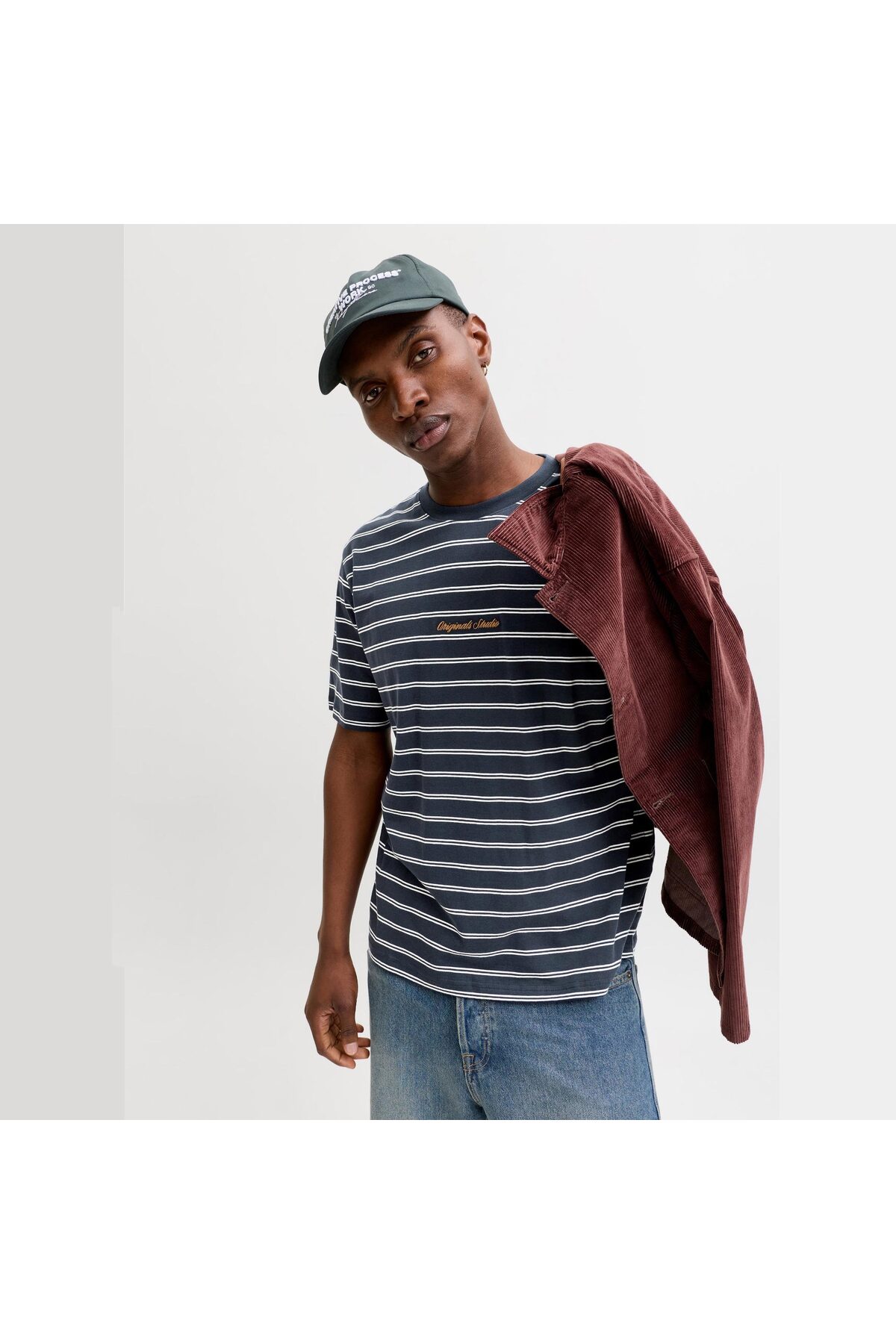 تیشرت مردانه راسته آستین کوتاه | جک اند جونز Jack & Jones 12291021-SKYC - تصویر 4