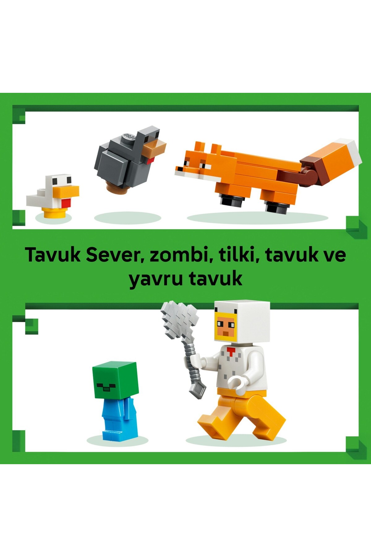 LEGO ® Minecraft® Tavuk Çiftliği 21585 - (233 Parça) fotoğrafı 7 (önizleme)