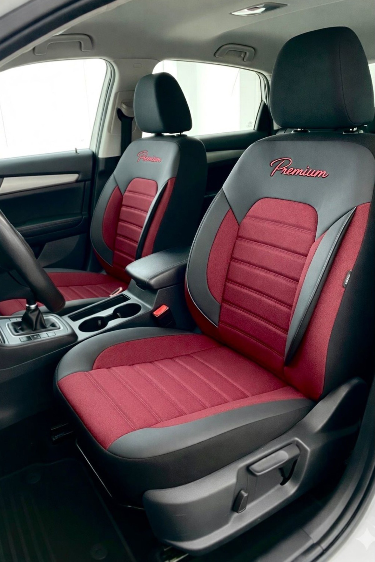 GM-DESIGN Premium Serisi Lüks Keten Üniversal Oto Koltuk Kılıfı - 5 Koltuk Tam Set