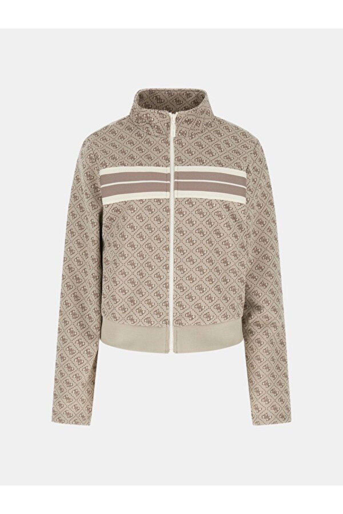 Guess Jacquard Kadın Aktif Sweatshirt görsel 5