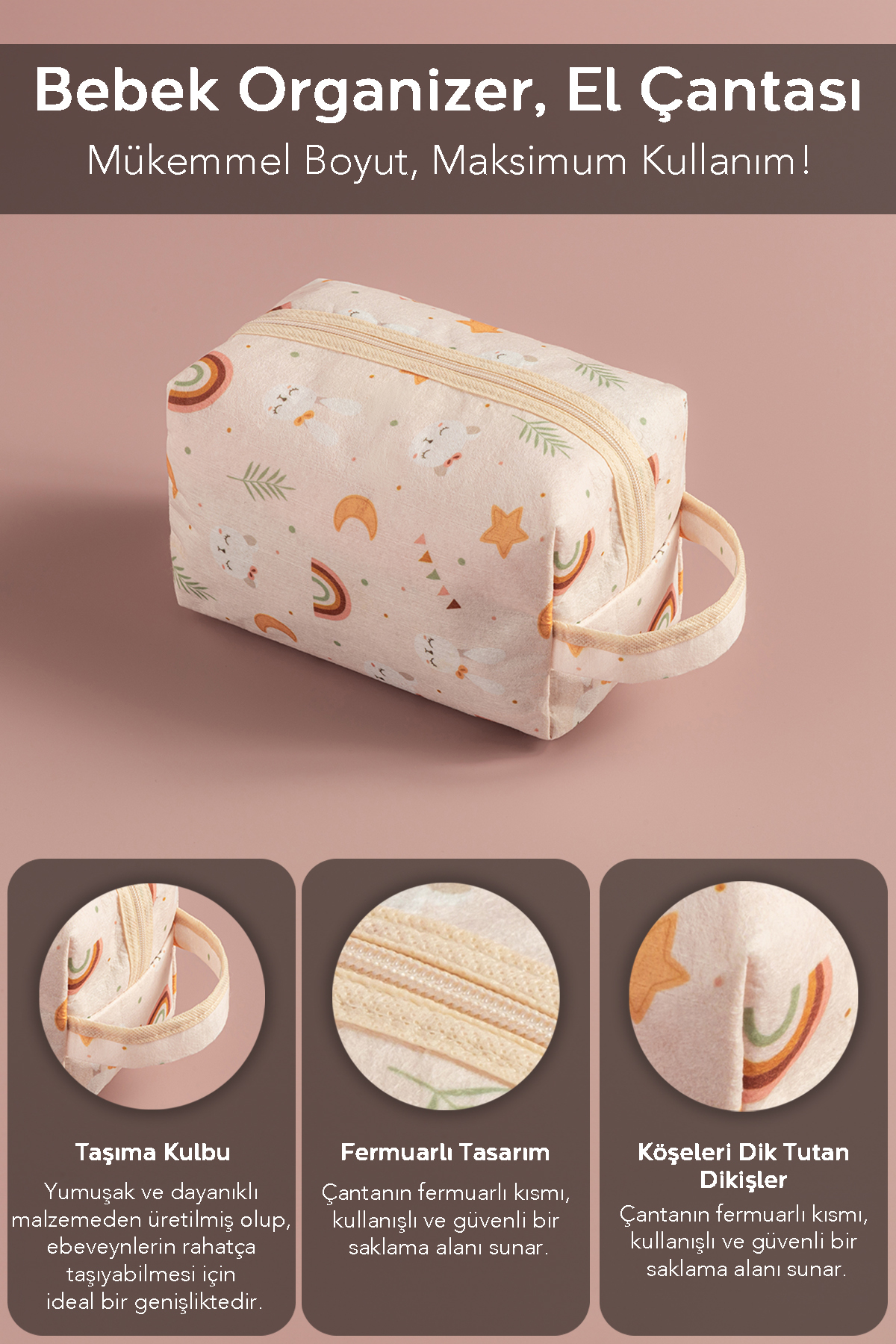 Meleni Baby 13'lü Yenidoğan Hastane Doğum Organizer Seti- Bebek organizer,Anne Sırt Çantası,Anne Bebek Seti fotoğrafı 7 (önizleme)