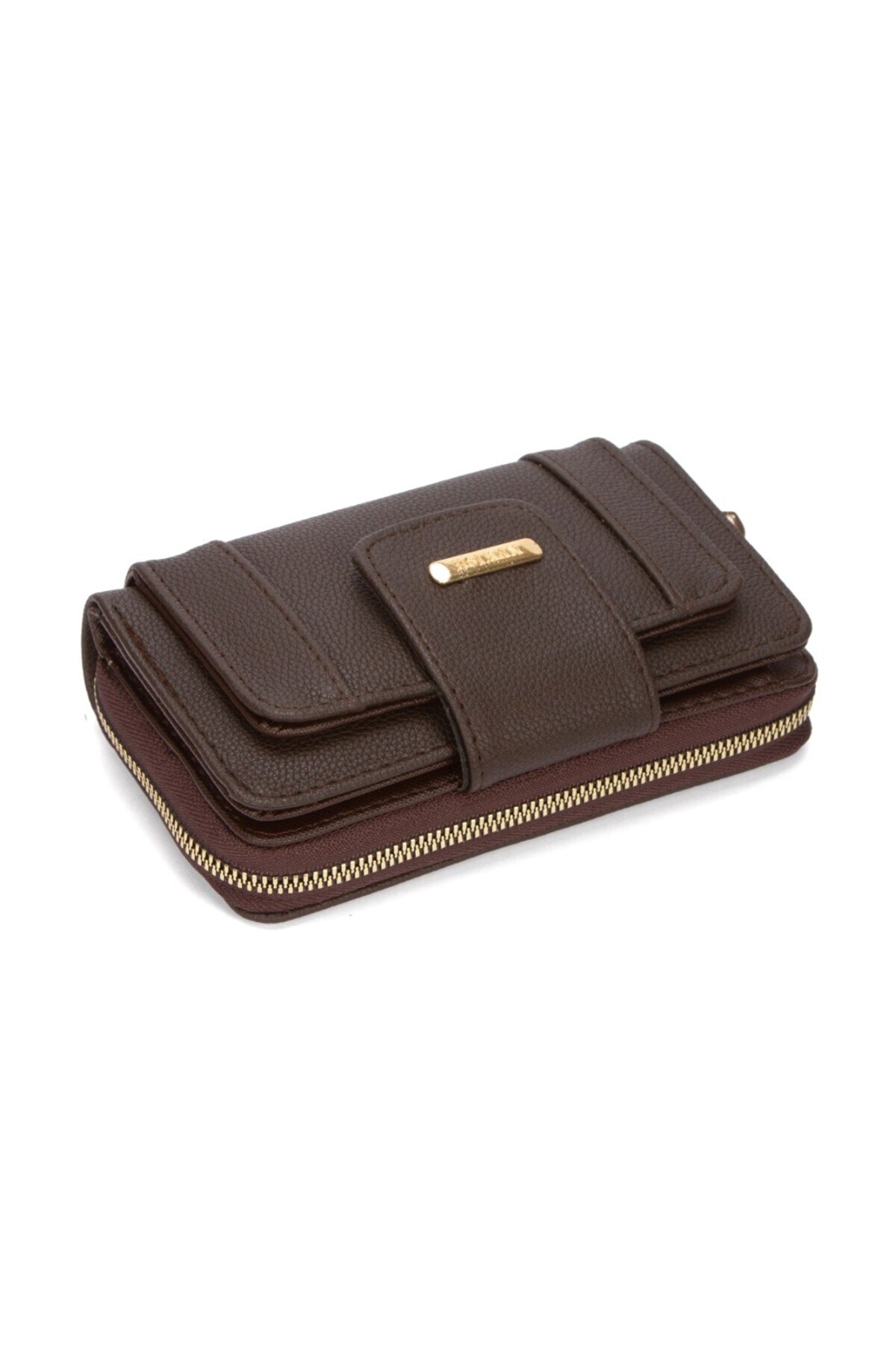 Eliza  Kadın Deri Desenli Telefon Kağıt Para Bölmeli Kartlık Ve Cüzdan - Görsel 3