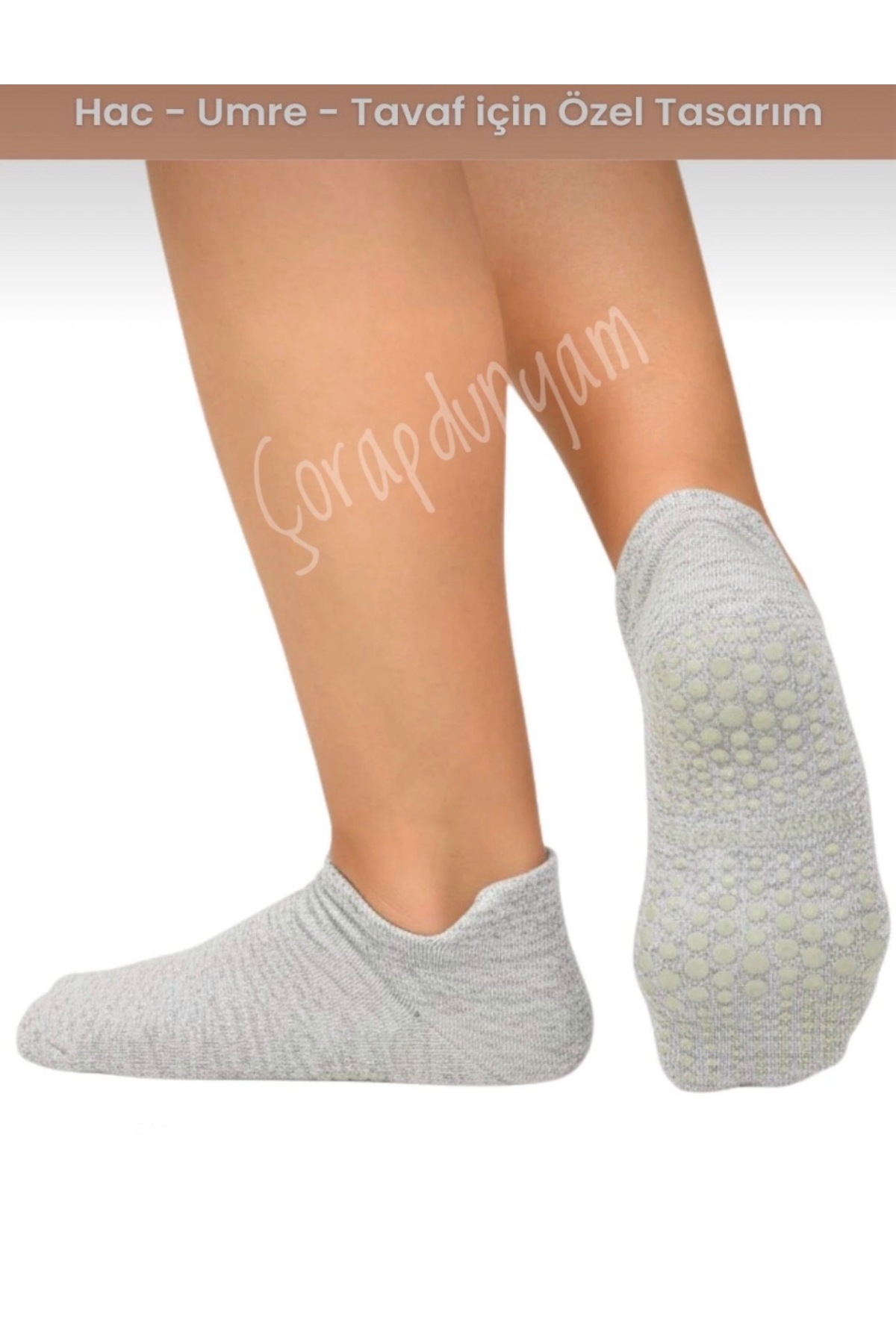 Non-Slip Comfortable Breathable Booties Socks for Hajj Umrah Tawaf Standard Size