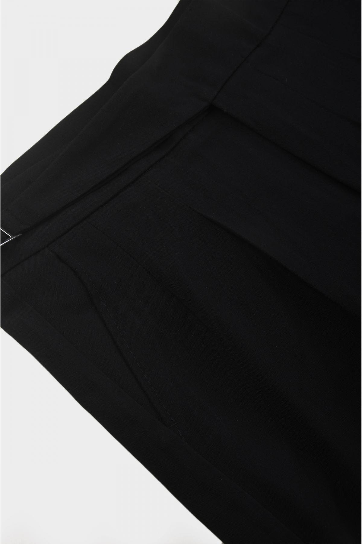 DeepSea  Erkek Siyah Likralı İtalyan Kesim Pileli Kemer Tokalı Şık Kumaş Pantolon 2601020 - Görsel 7