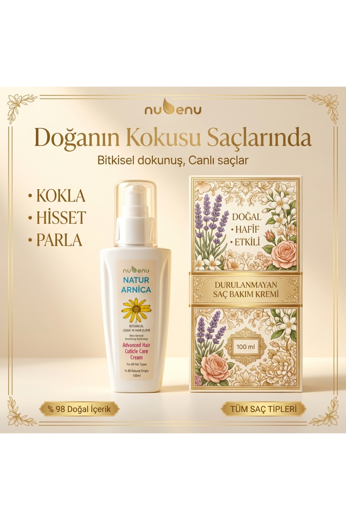 NATURARNİCA DURULANMAYAN SAÇ BAKIM KREMİ — 03 — تصویر 6 از 9