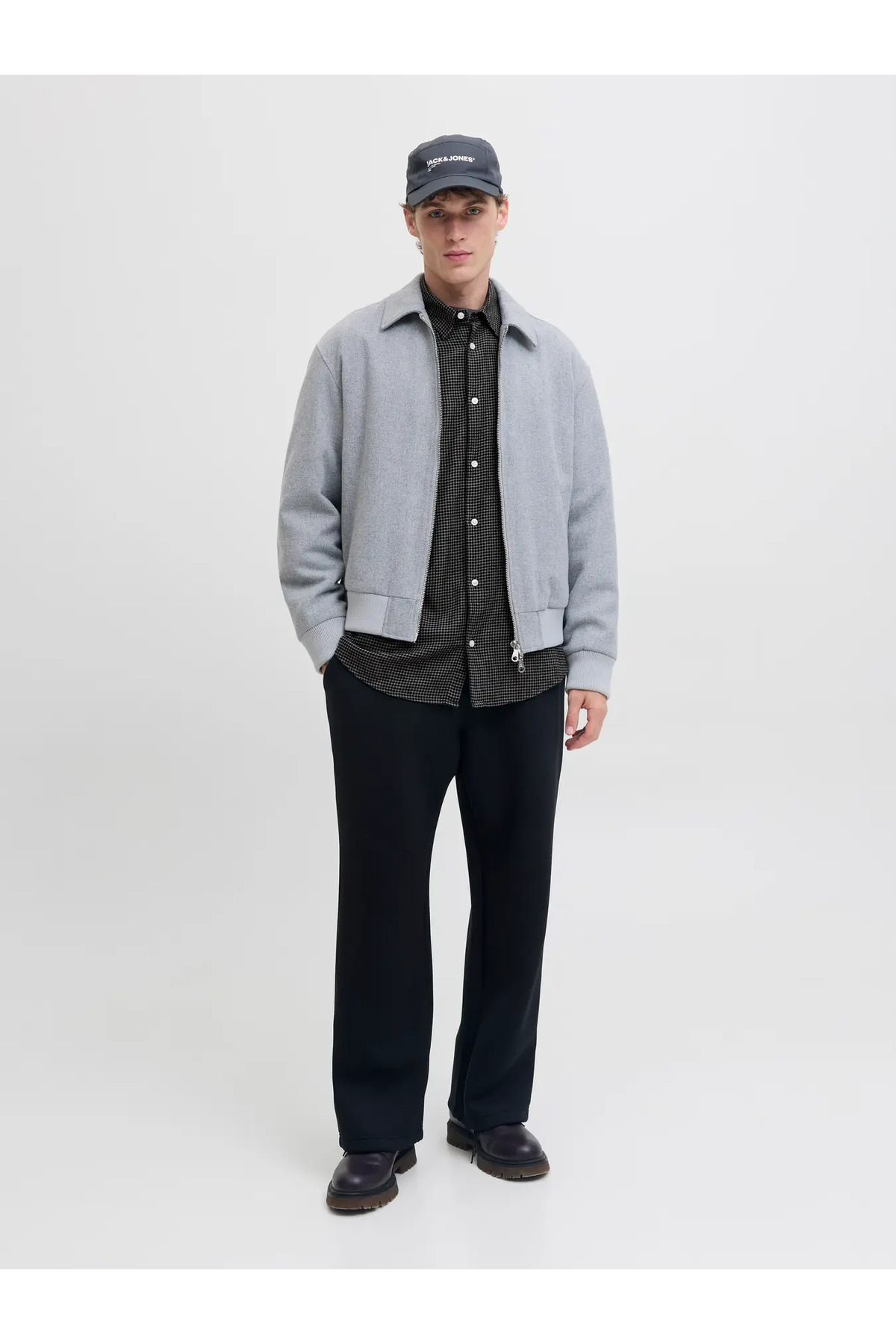 پیراهن مردانه راسته آستین بلند | جک اند جونز Jack & Jones 12283603 - تصویر 5