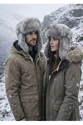 LAGRANZE Unisex Kulaklıklı Kış Şapkası – Çift Bere Seti