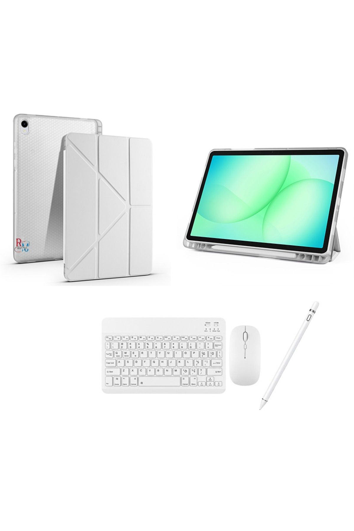Stand Case Keyboard Mouse and Touch Pen Set Compatible with Samsung Galaxy Tab S11 Sm-X730 11"