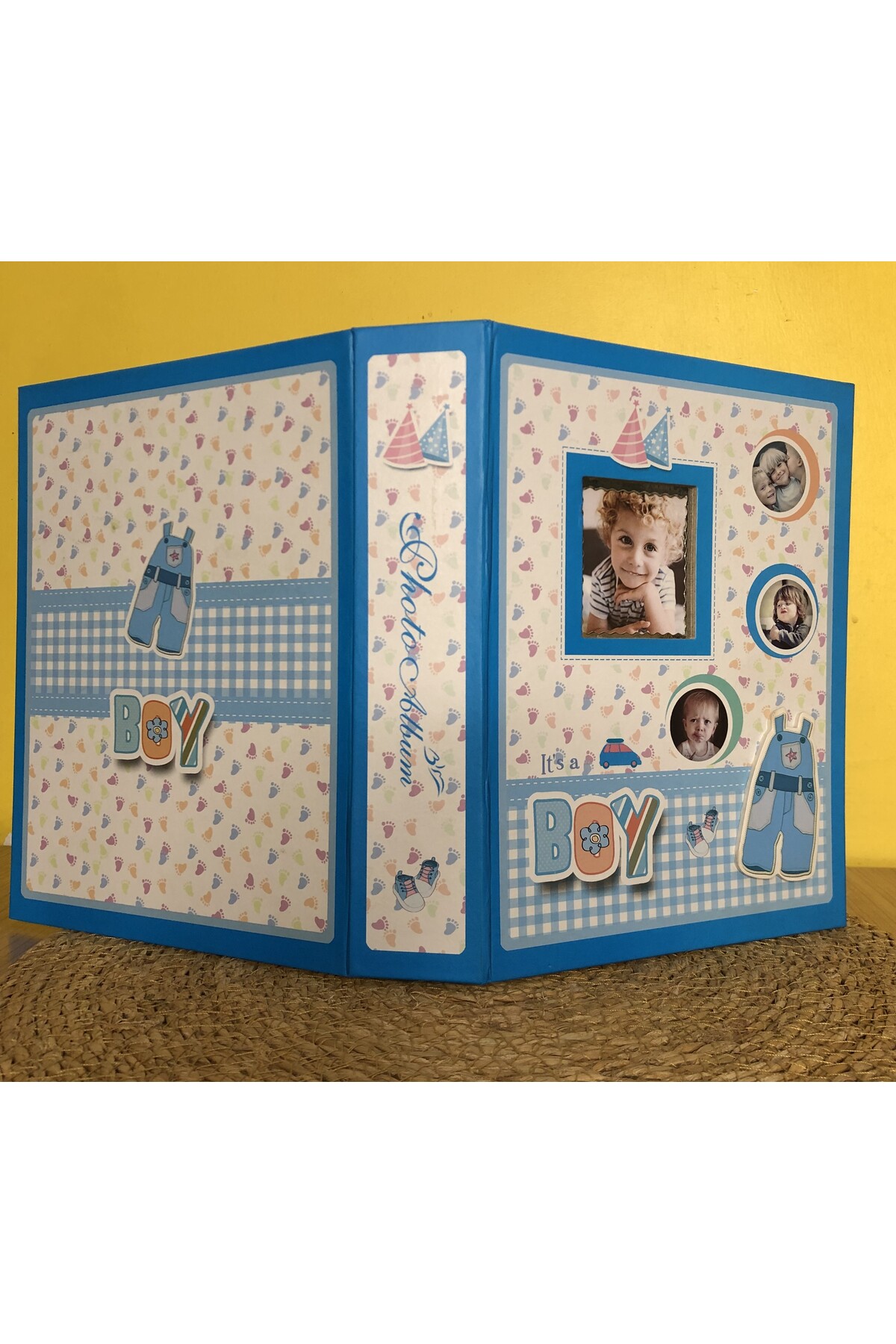 Aledo 10x15cm 200'lük Erkek Bebek Desenli Fotoğraf Albümü ALD-PP46200-3mavi fotoğrafı 6 (önizleme)