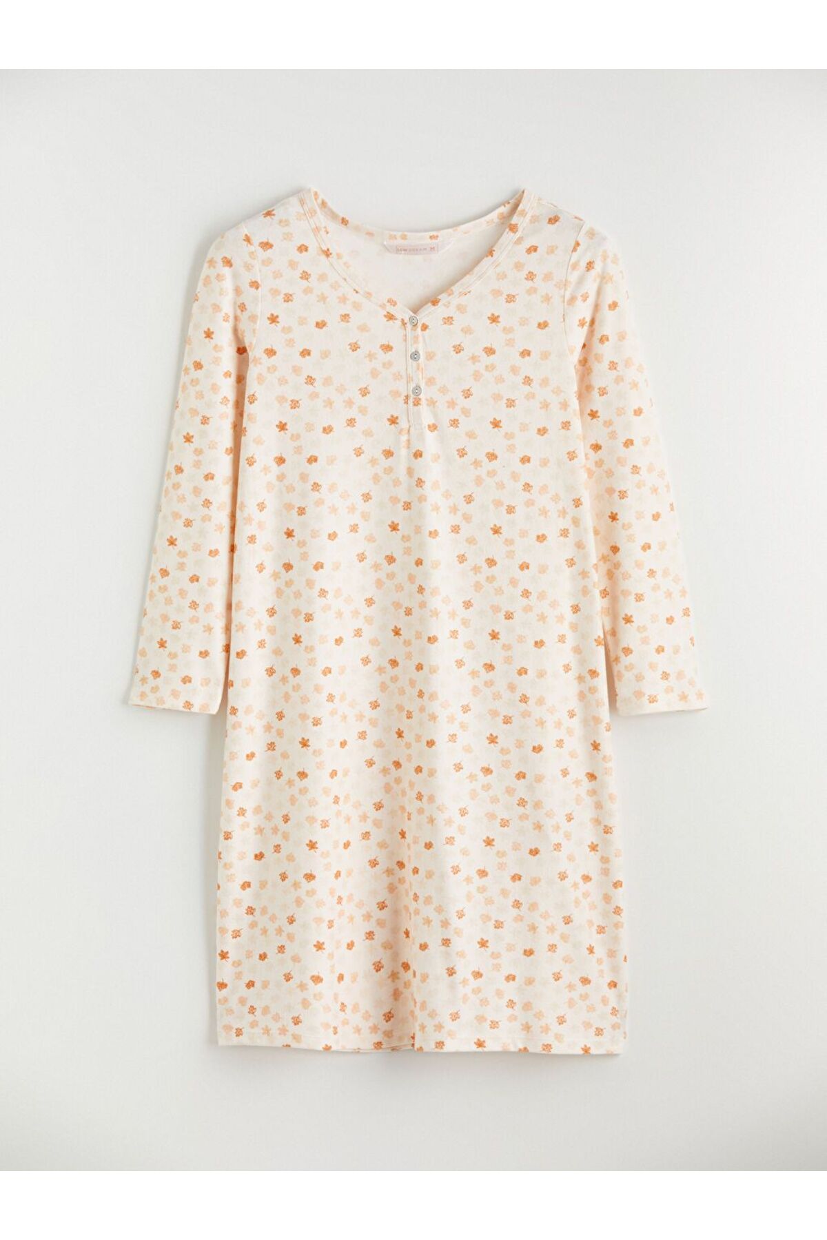 LC Waikiki V Yaka Çiçekli Kadın Gecelik