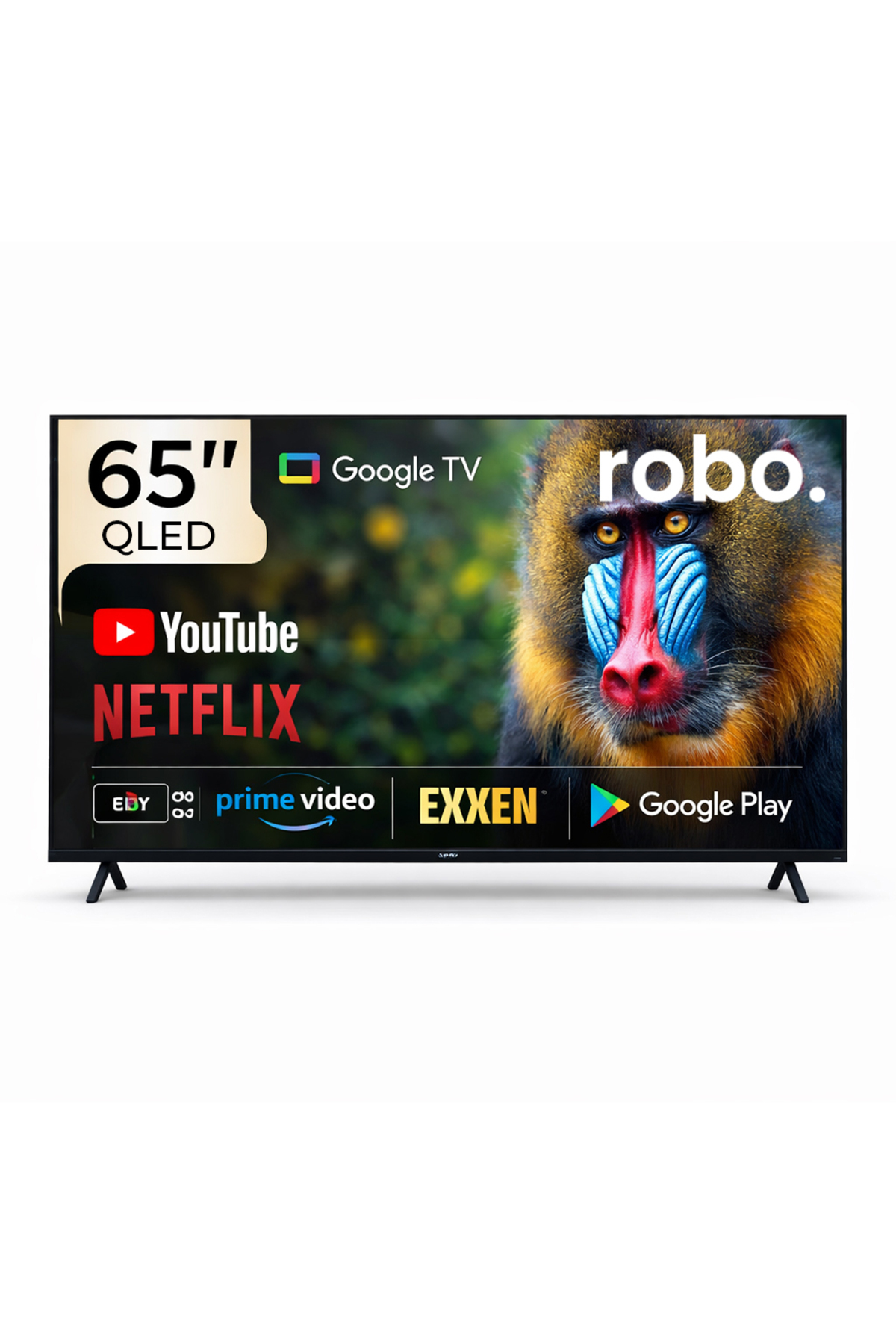 65 inç 165 Ekran 4K Ultra HD Uydu Alıcılı Smart QLED Google TV
