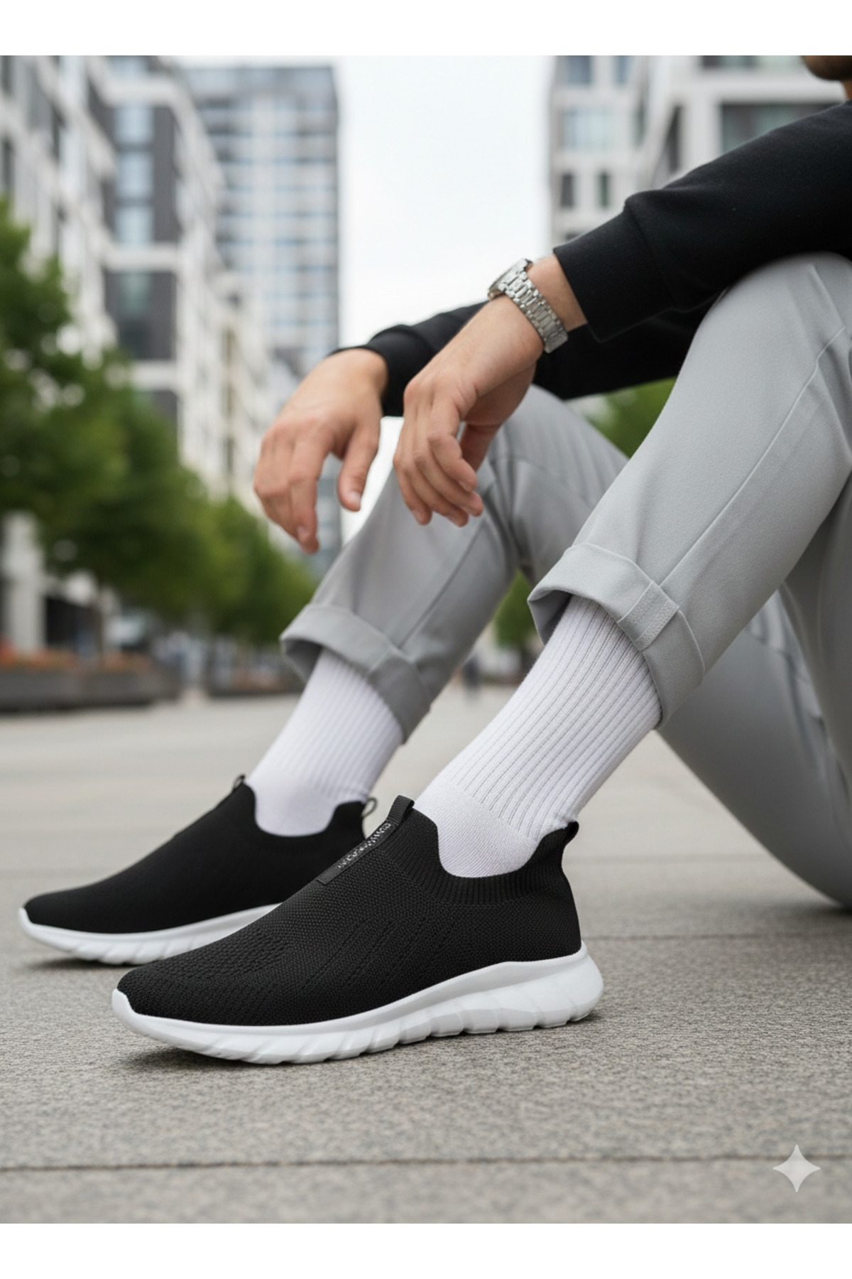 کفش اسنیکر مردانه رنگارنگ | جک اند جونز Jack & Jones 12261964 - تصویر 2