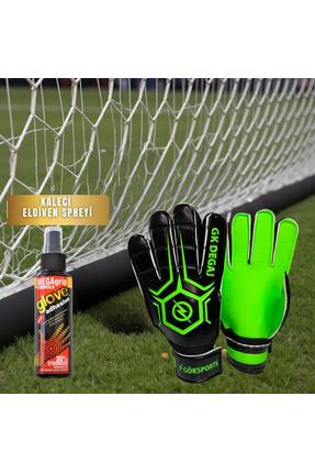 Gök Sports GK DEGAJ Avuç İçi Renkli Çocuk Goalkeeper Gloves Bilek Bandajlı Ka...