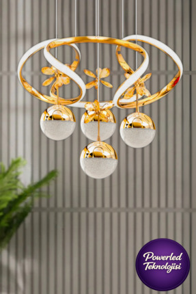 Luna Lighting Milano Model Gold Kaplama Beyaz Işık Powerled Salon Mutfak Yata...