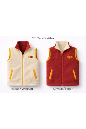 Giallo Rosso GR Çift Taraflı Yelek